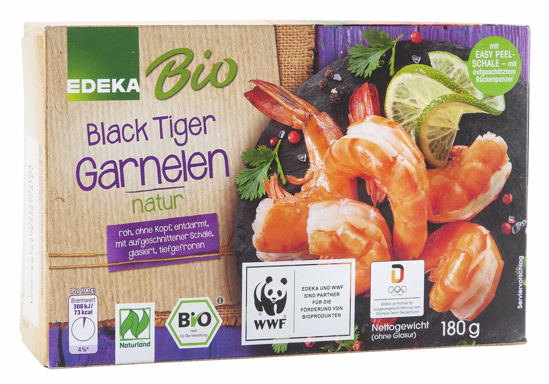 Test: Edeka Bio Black Tiger Garnelen natur, ohne Kopf, entdarmt Bio | Stiftung Warentest